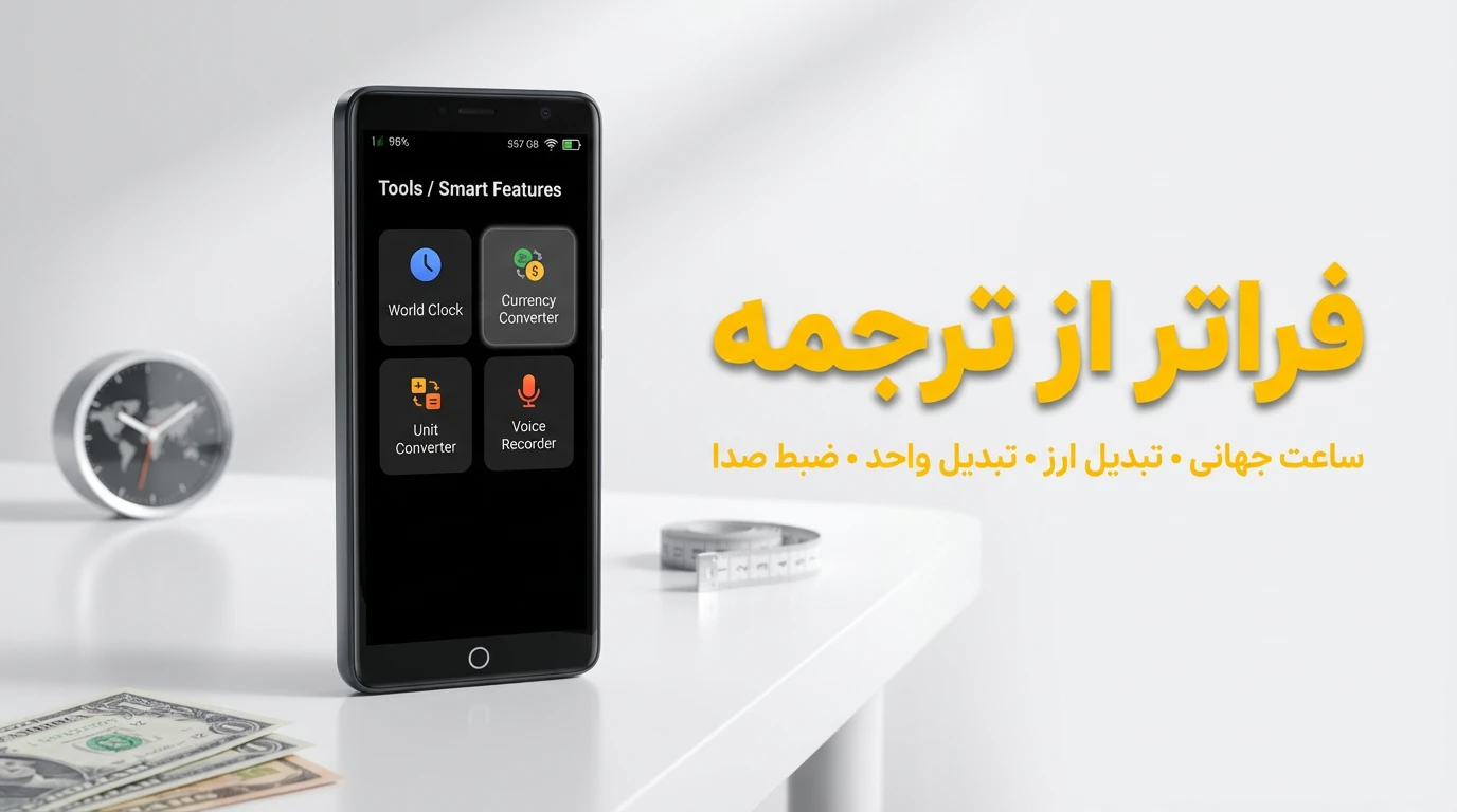 دستگاه مترجم زبان دو طرفه همزمان آفلاین و آنلاین با هوش مصنوعی Ai Translator A50 Lite