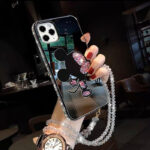 قاب میکی دور نگین آینه ای نگین دار (بدون بند) - تصویر 2