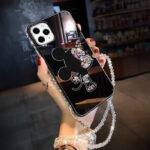 قاب میکی دور نگین آینه ای نگین دار (بدون بند) - تصویر 3