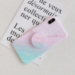 قاب آیفون ماربل مینیمال+ پاپ سوکت رایگان - تصویر 2