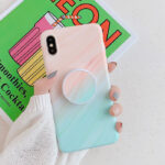 قاب آیفون ماربل مینیمال+ پاپ سوکت رایگان - تصویر 3