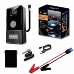 جامپ استارتر خودرو و پمپ باد و پاوربانک مدل GL965A - تصویر 6