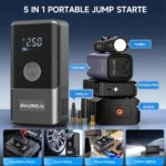 جامپ استارتر خودرو و پمپ باد و پاوربانک مدل GL965A