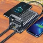 پاوربانک خورشیدی 30000 میلی آمپری گرین لاین مدل Solar X