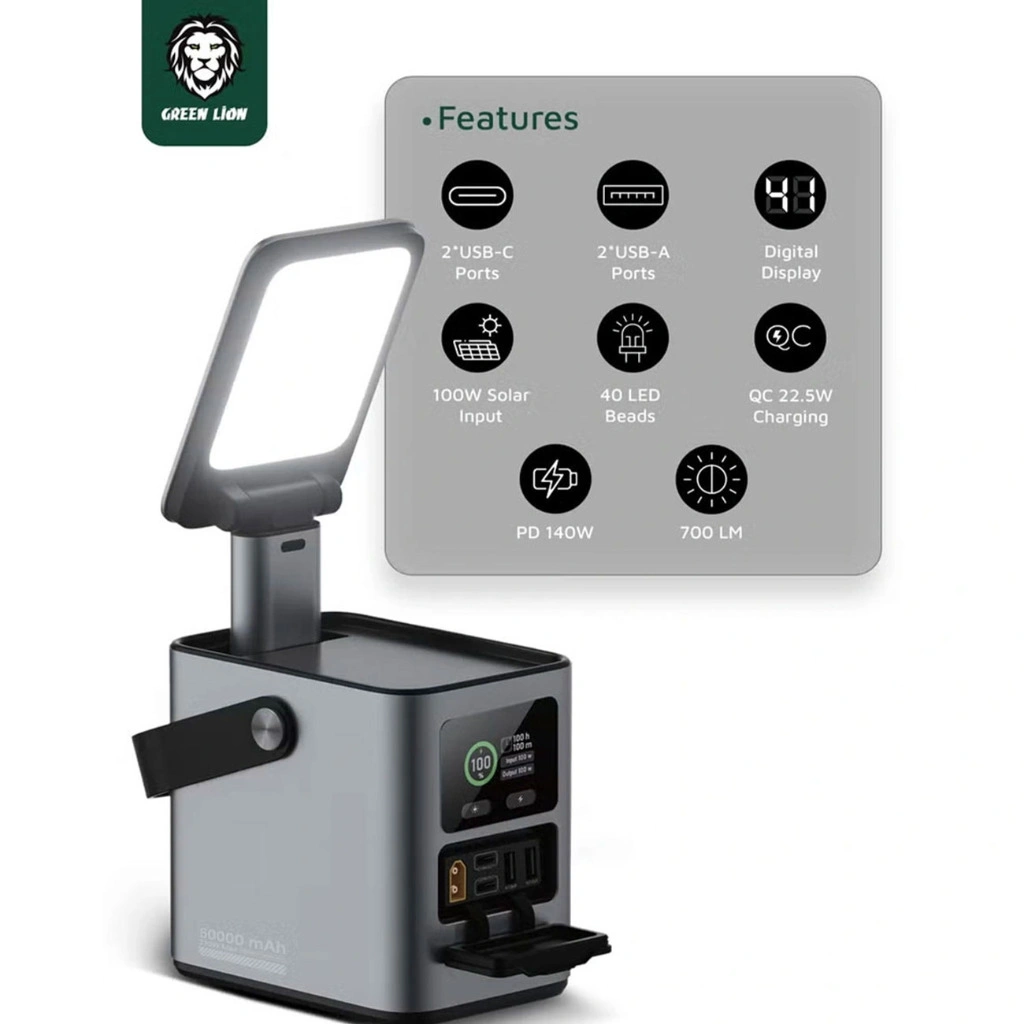 پاور استیشن گرین لاین 60000 میلی آمپر Green Lion Energy Max 230W